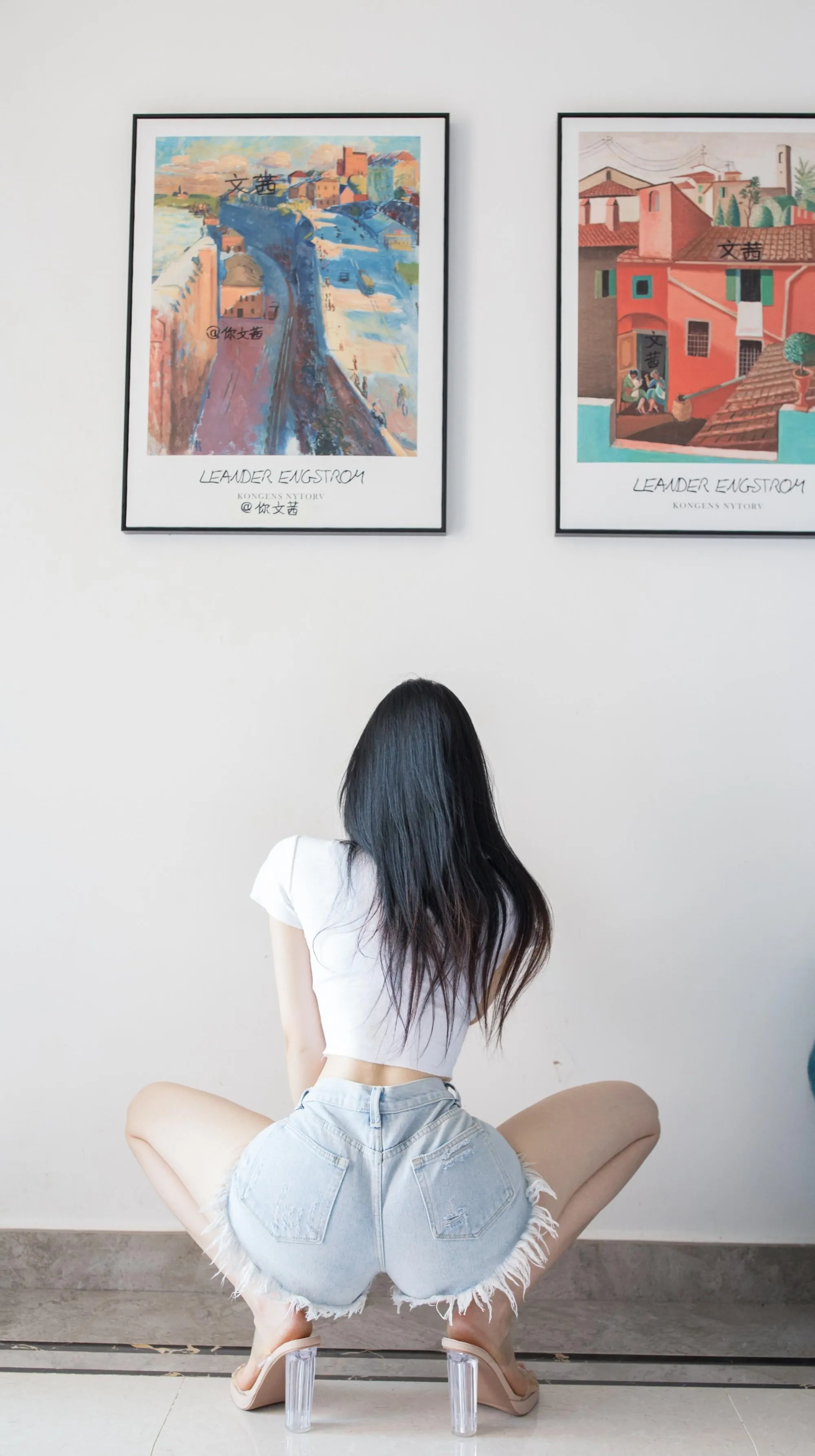 NO.067 Cool文茜-微密圈系列牛仔短裤 [13P]插图9